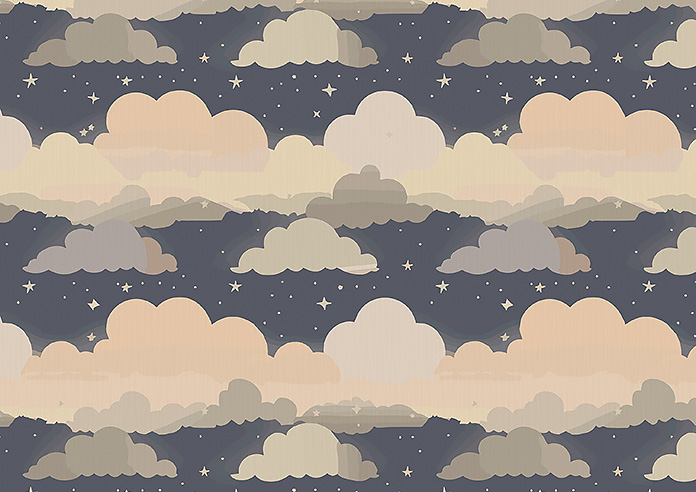 Cloudy Cosmos, Twinkle Grey - Made to Measure Curtains - Image 8